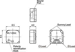 MLT-03GC Dimensions