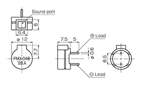 PMX-04B Dimensions