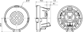 SAC-30B Dimensions