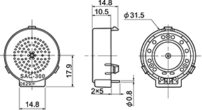 SAC-30D Dimensions