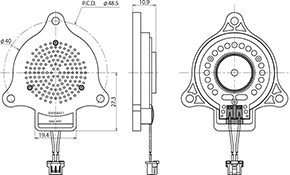 SAG-40C Dimensions