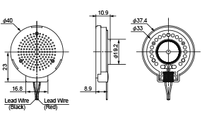 SAG-40A Dimensions