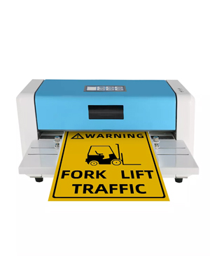Print caution label, warning label, danger label